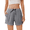 Heather Grey, variant on Ekouaer Womens Pajama Shorts Soft Comfy Ruffle Sleep Shorts 2026 Summer Casual Elastic Waist Pj Short with Pockets