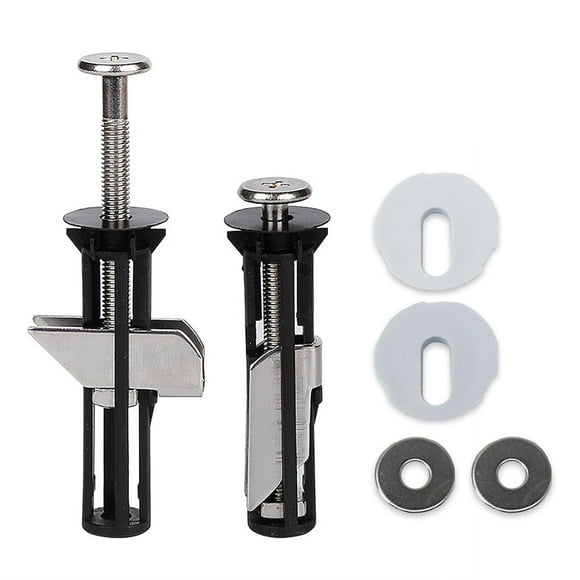 Universal Toilet Seat Bolts and Screws, Toilet Seat Fixing Quick Release Hinge Fixing, Toilet Seat Replacement Kit Easy Installation(2Pcs)