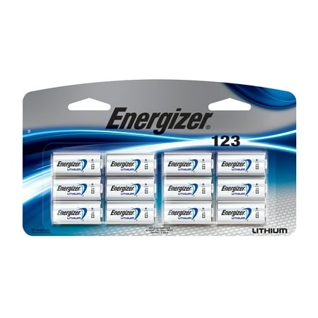 Energizer Lithium 123 Photo Batteries 12/Pk