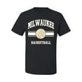 thumbnail image 2 of Wild Bobby City of Milwaukee Basketball Fantasy Fan Sports Men's T-Shirt, Black, Small, 2 of 5
