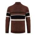 thumbnail image 4 of Mens Sweater, Autumn Winter Fashion Casual Sweater Coat With Padded Knitted Cardigan Top Sweater Jacket, Warm Cold Weather Wear, Daily Outdoor Wear, Men's Clothing, 4 of 8