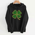 thumbnail image 6 of Ounisa St. Patrick's Day Hoodies Sweatshirt for Women Clover Graphic T Shirts Patty's Day Long Sleeve Tee Tops Pullover, 6 of 6