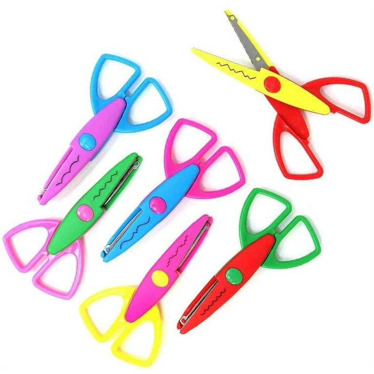 Child Scissors For Toddlers Safety Scissors DIY Photo Plastic Student  Scissor Paper-cutting For Kids Children DIY Art Craft