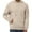 3-Light Khaki, variant on Xidunhg Men's Quarter Zip Sweatshirt Long Sleeve Waffle Casual Pullover Sweatshirt with Pocket Stone Blue S