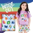 thumbnail image 6 of Disney Inside Out Big Girls' 2-Piece T-Shirt and Shorts Set Inside Out Lavender, 6 of 7