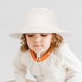 thumbnail image 5 of TOWED22 Baby Sun Hat UPF 50+ Sun Protective Toddler Bucket Hat Summer Kids Beach Hats Wide Brim Outdoor Play Hat for Boys Girls(White,3-12 M), 5 of 7
