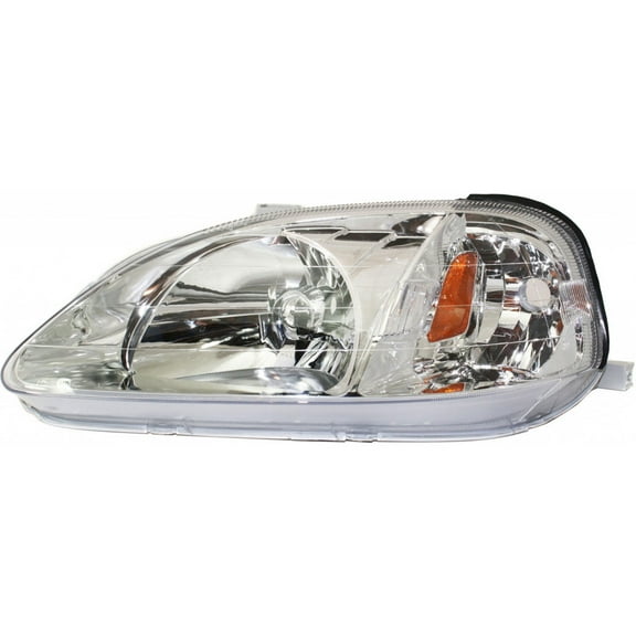 CarLights360: For Honda Civic Headlight Assembly 1999 2000 Driver Side DOT Certified For HO2502113