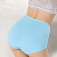thumbnail image 4 of ibuvkizy Panties for Women Solid Color High Waist Briefs Lift The Hip Cotton Underpants,Women Panties,Womens Underwear, 4 of 6