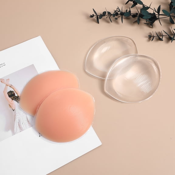 WHAMVOX 2 Pairs Tone Silicone Bra Pads Inserts for Comfortable Fit Natural Look Lifter