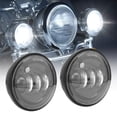 thumbnail image 4 of Light Pair Universal Motorcycle Fog Light LED Side Auxiliary Lamp 4.5in 60W 6500K Waterproof, 4 of 8
