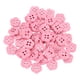 thumbnail image 1 of Uxcell 50 piezas de botones de flores 7/16" botones decorativos de resina para costura, botones en forma de flor para manualidades, color rosa, 1 of 6