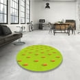 thumbnail image 4 of Ahgly Company Machine Washable Indoor Square Transitional Pistachio Green Area Rugs, 6' Square, 4 of 7