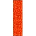thumbnail image 1 of Animal Collection Custom Size Animal Print Area Rug for Living Room, Dining Room, Kitchen, Bedroom, Kids, Giraffe Dark Orange - 5' x 15', 1 of 1