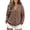 Coffee, variant on Ghalytn Women's Waffle Knit V-Neck Cardigan, Button Front Long Sleeve with Pockets