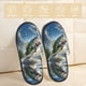 thumbnail image 2 of Fotbe Largemouth Bass Jumping Out of The Water Pantuflas Peludas para Mujer con Estampado, Zapatillas de Peluche, Zapatos de Invierno para Casa, Uso Interior y Exterior-Large, 2 of 8