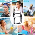 thumbnail image 2 of Bolsos de PVC impermeables, bolso de viaje transparente, regalos para mujeres, bolso de compras transparente JShteea El nuevo, 2 of 7
