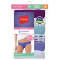 thumbnail image 1 of Hanes Bikini en Coton Sans Remontée pour Femmes - Article à Succès, 6, Assorti, 1 of 4