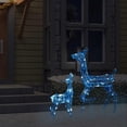 thumbnail image 3 of vidaXL 1 Piece Reindeer Family Christmas Decoration 160 LEDs Acrylic 6.7"x27.2"x35.4", 3 of 10
