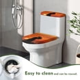 thumbnail image 4 of HELLHERO Elastic Edge Toilet Seat Lid Cover Set & Reusable Soft Adjustable with 2 Pcs Set Toilet Lid Dust Cover Set, Valentine's Day Gifts, 4 of 8