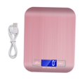 thumbnail image 1 of Báscus a digitales, carga USB, mini báscus de alimentos Báscus a eléctricas Báscu digital impermeable Pantal LCD recargable Oro 10kg 1g perfecl Escala electrónica, 1 of 6