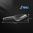 12 Ounce Polycarbonate Utility Ice Scoop, No BPA Kitchen Food Candy