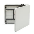 Ozark Trail 5Foot Center Half Folding Table, White (Indoor and Outdoor