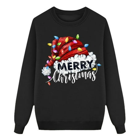 

NIJNFCLOTH Christmas Pajamas for Family Dad Funny Christmas Prints Sweatshirts for Family Long Sleeve Xmas Cute Pullover for Kids Mama Dad Matching Outfit for Festival Party Family Pajamas Size:L