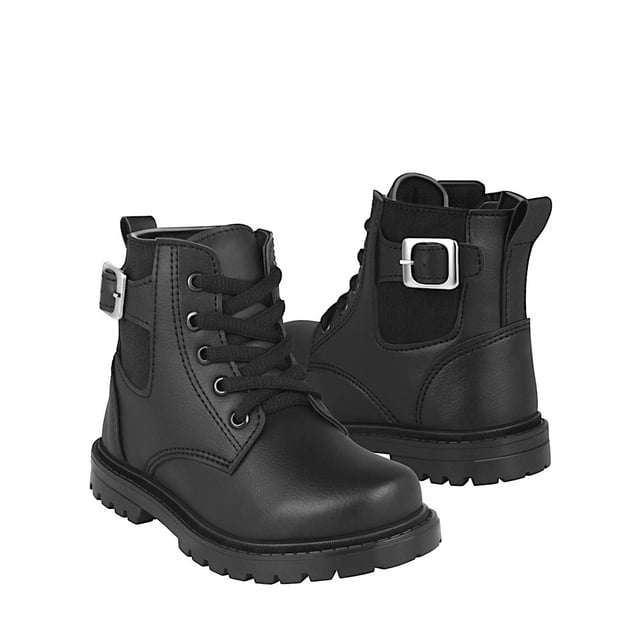 BOTINES CASUALES NIÑO STYLO 2172-1 SIMIPIEL NEGRO Stylo 2172-1