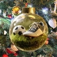 thumbnail image 4 of Eespoir Crystal Glass Ornament, Glass Christmas Tree Ornaments, Micro Scene Sports Holiday Ornaments, Christmas Tree Decoration for Athletes, Fans and Family(G), 4 of 4