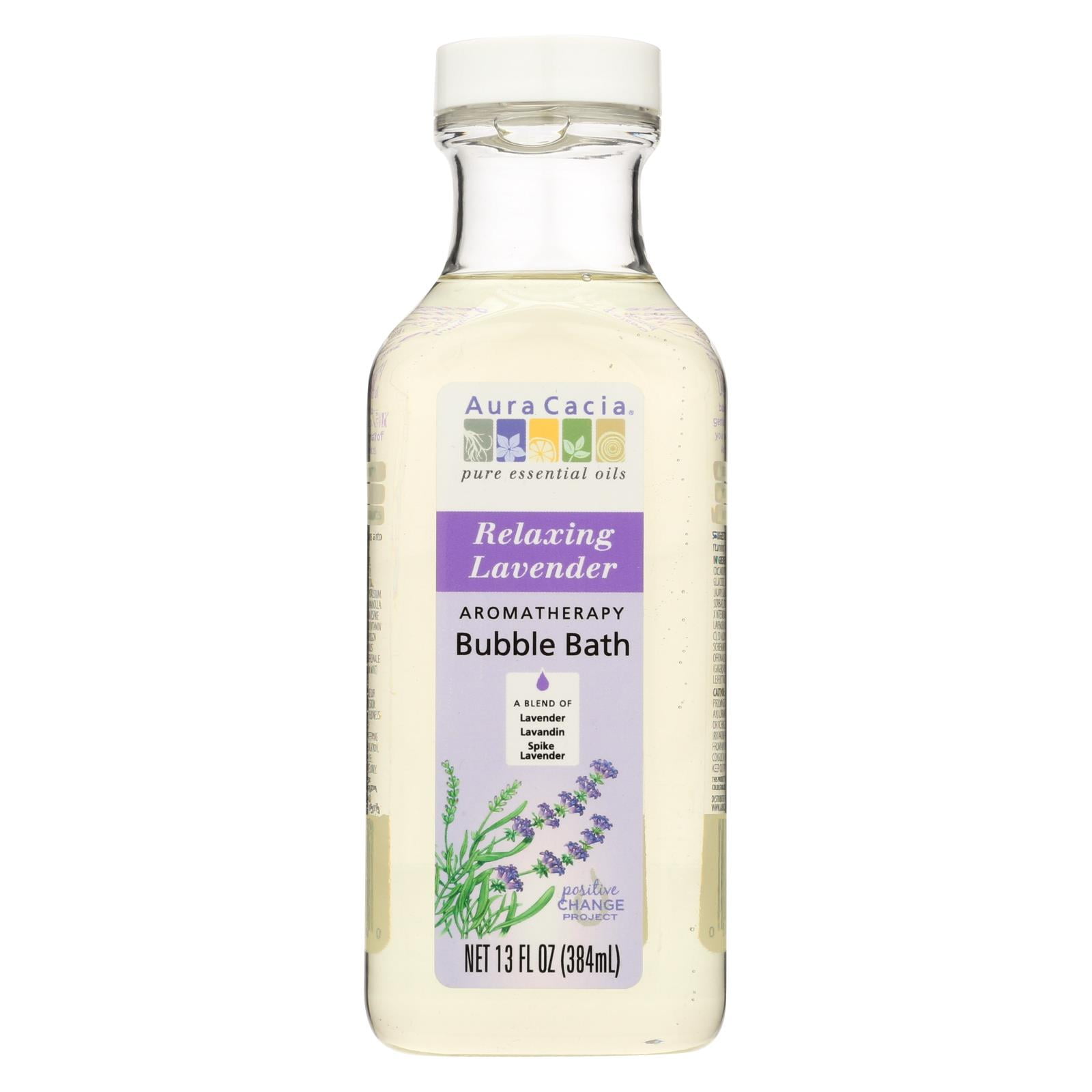 Aura Cacia Aromatherapy Bubble Bath Relaxing Lavender 13 fl oz
