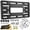 Black - 4 Holes, variant on Universal No Drill Front License Plate Mount Kit