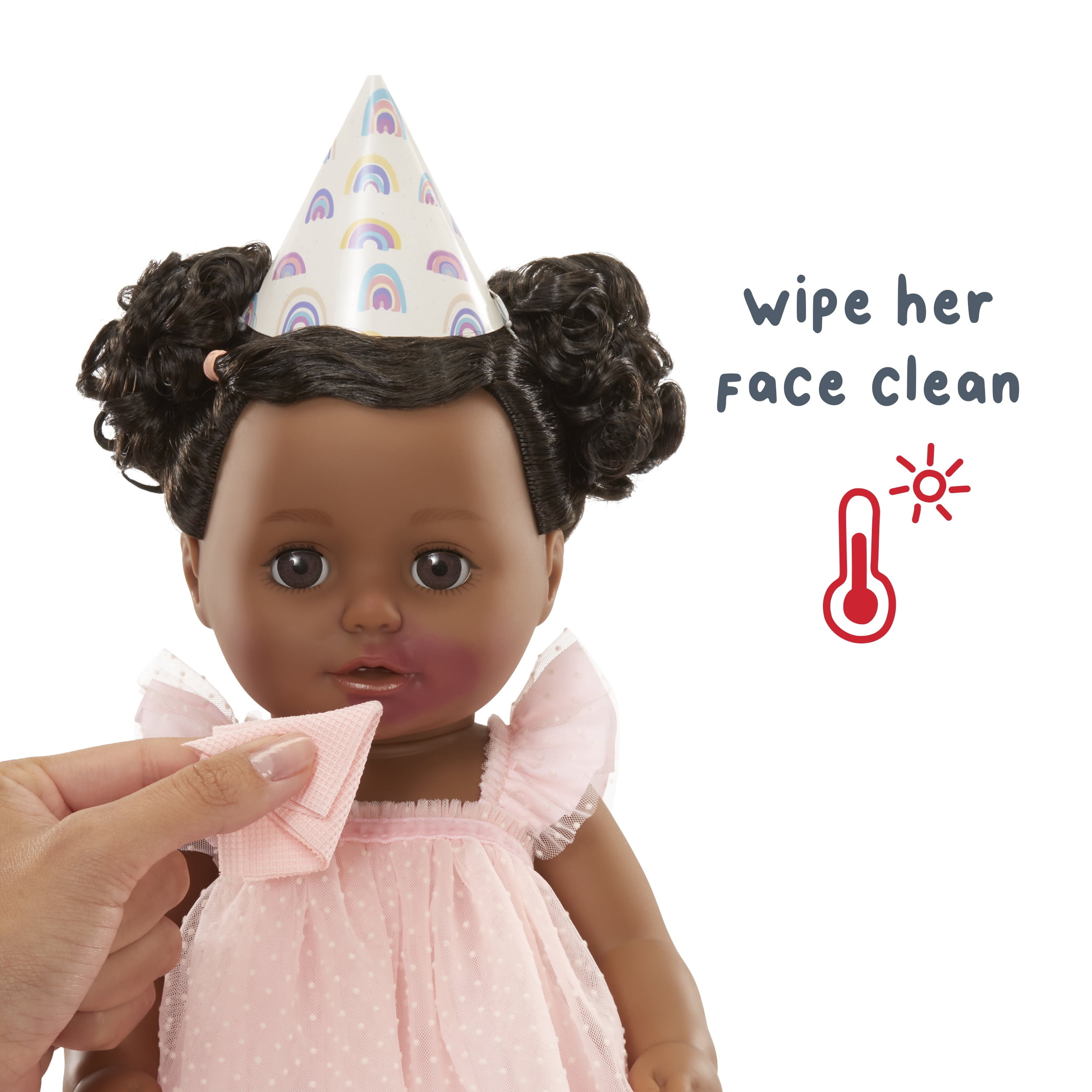 Baby Born Birthday Baby Doll Harper - Dark Brown Eyes, Kids Ages 3+