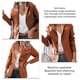 thumbnail image 4 of Chaqueta De Mujer, Chaqueta Femenina Transpirable De Moda Con Cuello Vuelto De Un Solo Pecho Para Ir De Compras Para Trabajar ANGGREK Bronceado claro XL, 4 of 6