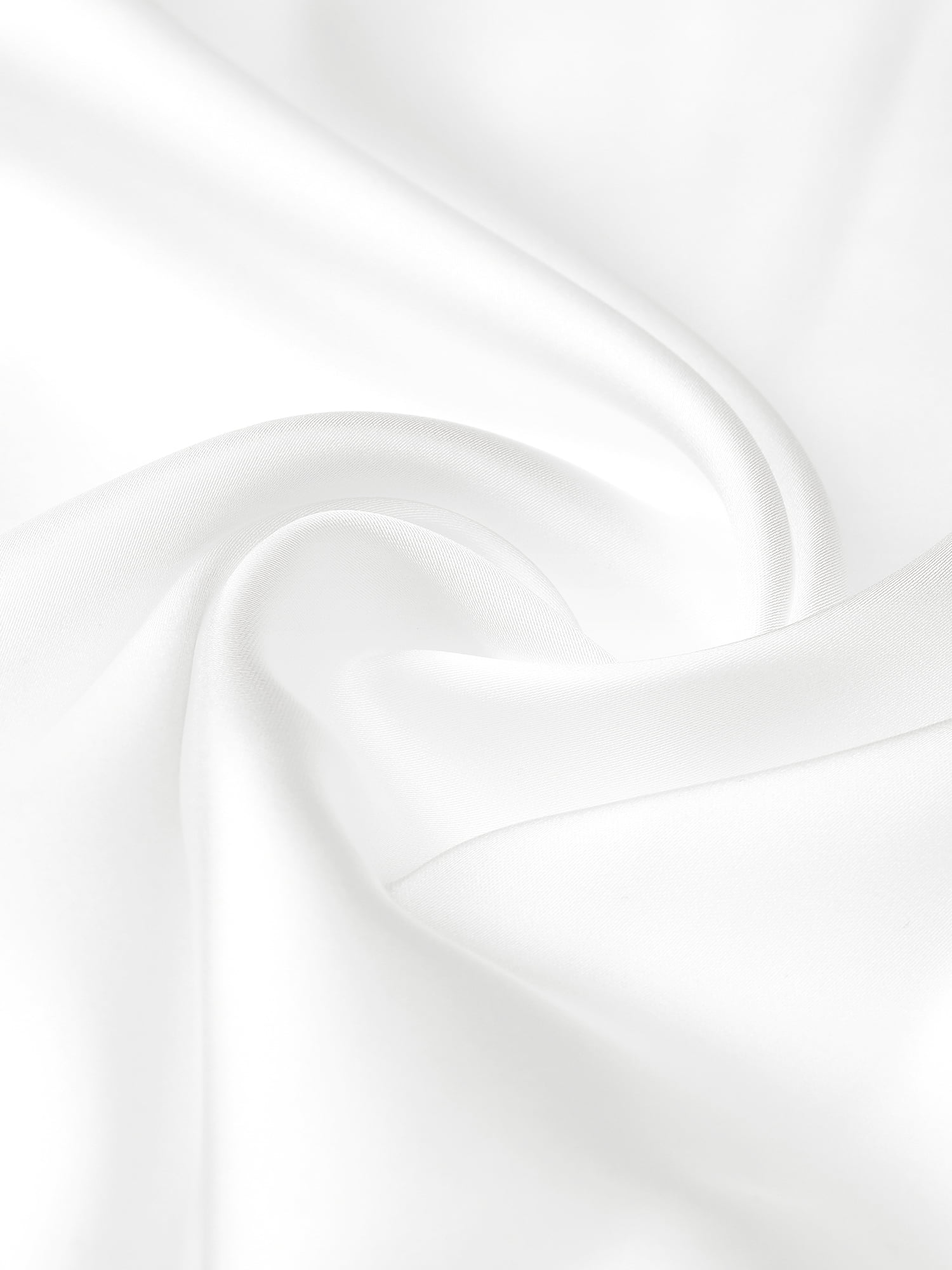 DARING DIVA Women's Silk Satin Tank Top Ruched Blouse Basic Tank Shirt L White