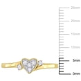 thumbnail image 2 of Everly Women's Diamond Yellow Gold Plated Ring, 2 of 8