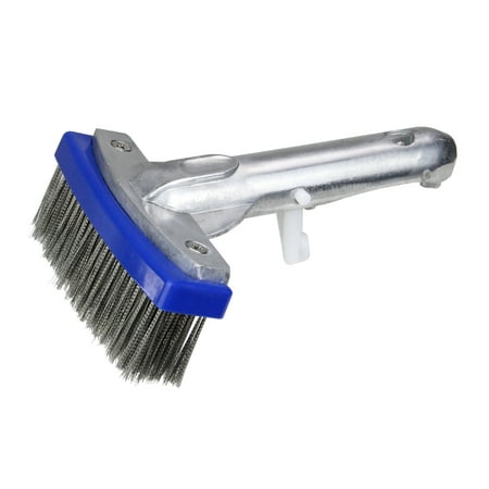Northlight Stainless Steel Algae Swimming Pool Brush with Aluminum Handle Connector 5.5