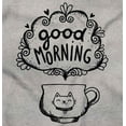 thumbnail image 2 of Caturday Morning Cats Coffee Lovers Women Plus Size Graphic Pullover Hoodie Brisco Brands 4X, 2 of 3