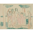 thumbnail image 3 of Edvard Munch 14x12 Black Modern Framed Museum Art Print Titled - Untitled 23, 3 of 5