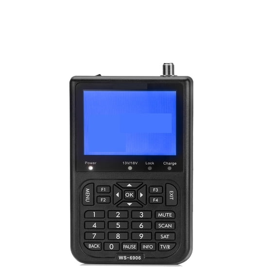 Digital Signal Finder WS 6906 3.5" LCD Screen DVB-S FTA Receptor For QPSK Satlink Satellite Signal Meter Finder ,Easy to Carry