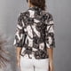 thumbnail image 3 of Chaqueta de mujer con estampado de cuadros, solapa delgada, bolsillo con botones, blusa, blusa, abrigo Pompotops qwe21986, 3 of 7