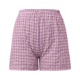thumbnail image 3 of WILLBEST Pantalones Casuales para Mujer, Cintura Alta, Cuadros, Retro, Rectos, Pierna Ancha, Corte A, para Damas Unitalla​​, 3 of 4