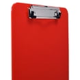 thumbnail image 4 of Paquete de 12 portapapeles Better Office Products de plástico rojo, 4 of 5