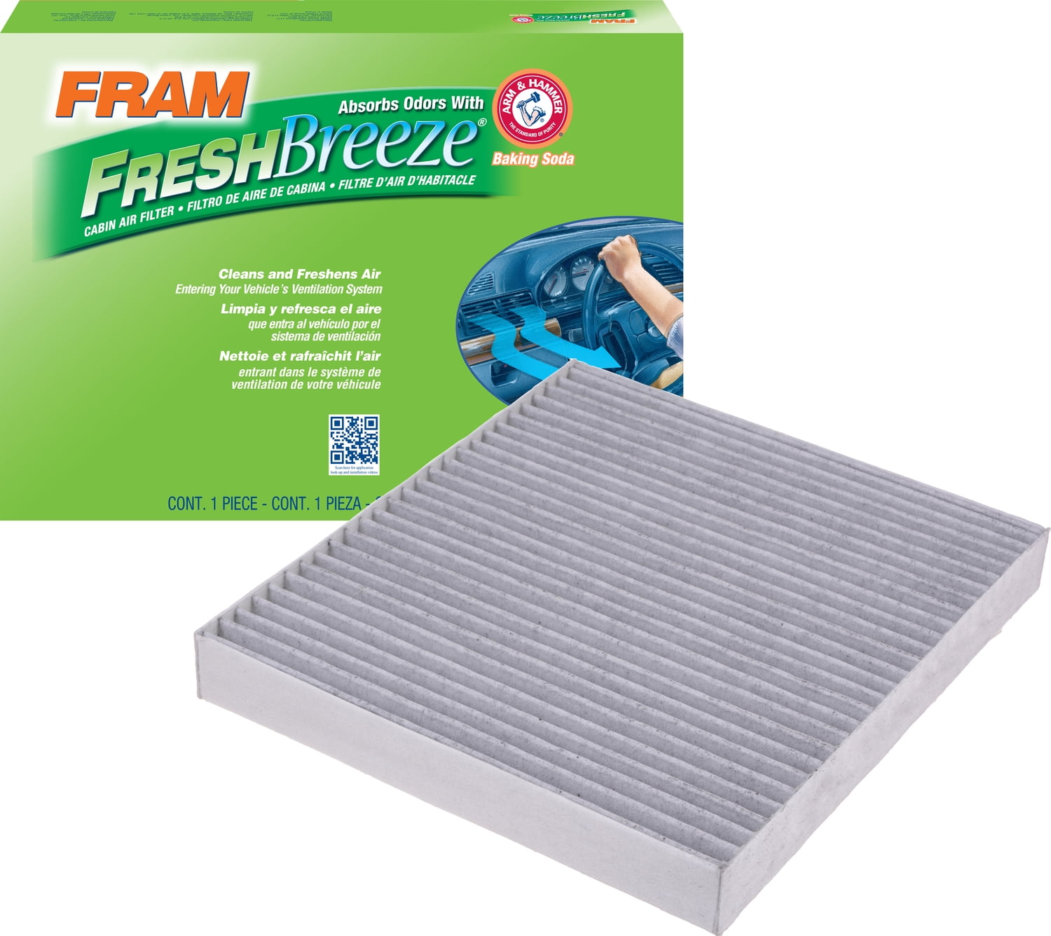 FRAM Fresh Breeze Cabin Air Filter, CF10729 - Walmart.com ...