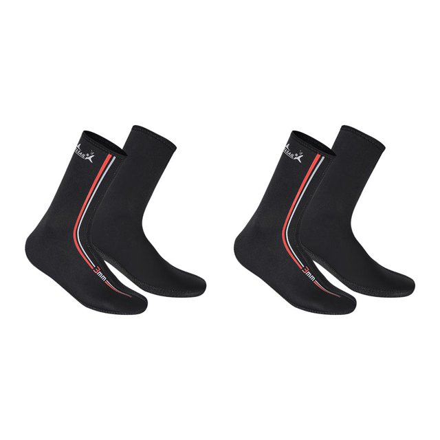Toystoory DiveSail Calcetines de arena para mujer Mantener el calentamiento Botines de surf de neopreno Deportes acuáticos Traje de neopreno Type3 NO3