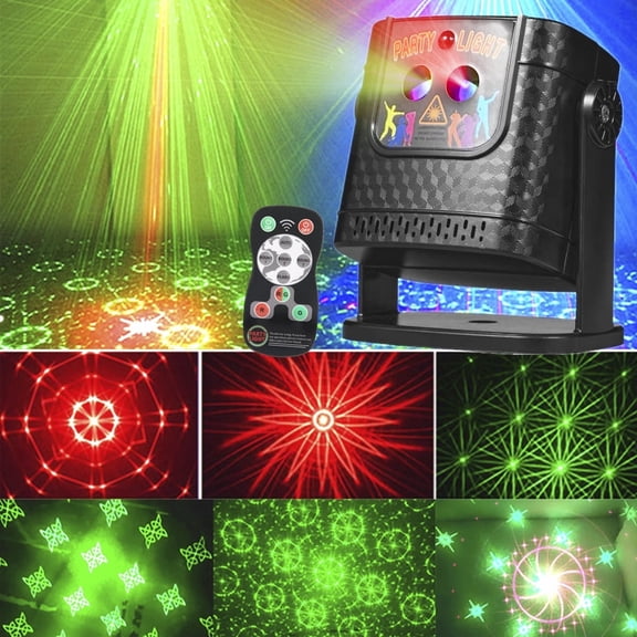 Mini Portable Disco Ball Party Light - DJ Strobe, Sound-Activated with 8 Remote Modes, Valentine's Day Gift for Her/Him, USB Powered Multi-Color LED for Birthday Party/Game Room/Club/Gathering