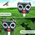 thumbnail image 2 of 1X Outdoor Cat Repeller, Solar Ultrasonic Cat Repeller, Ultrasonic Cat Repellent, USB Solar Charging, Animal Repellent for Cats, Pigeon, Rabbit, Birds, 2 of 4
