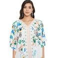 thumbnail image 6 of Gypsie Blu Women Short Kaftan Plus Size Summer Cover Up Tunic Beach Dress Casual Wear Mini Caftan Womens Dresses Online, 6 of 7