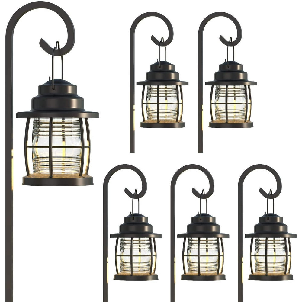 GOODSMANN 6 Pack Low Voltage Landscape Lighting Flood Light 1.1 Watt