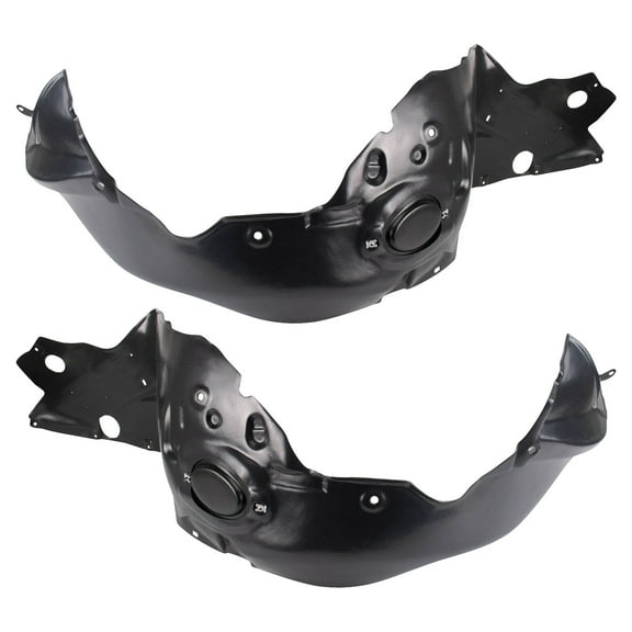 TRQ Front Inner Fender Liner Set Fits 2006-2009 Ford Fusion 2006 Zephyr Milan BDA14821