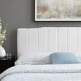 thumbnail image 4 of Modway Camilla Channel Tufted Performance Velvet Full/Queen Headboard in White, 4 of 9